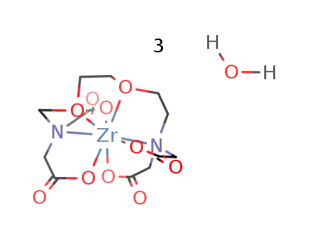 {zirconium(IV)(ethylenedioxydiethylenedinitrilotetraacetate)}*3H2O