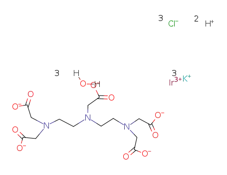 iridium(III) trichloro(diethylenetriaminepenta-acetate) trihydrate