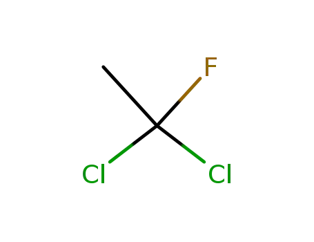 Molecular Structure of 1717-00-6 (Dichlorofluoroethane)