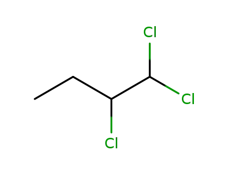 Molecular Structure of 66675-32-9 (1,1,2-Trichlorobutane)