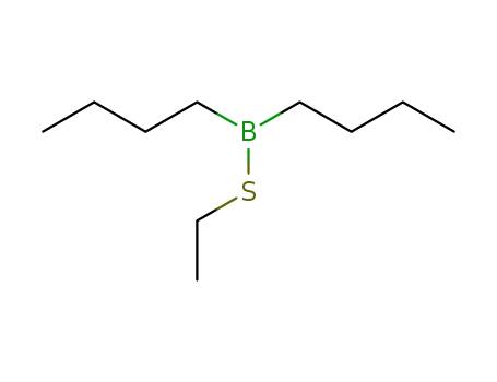 Molecular Structure of 2938-86-5 (Borinic acid, dibutylthio-, ethyl ester)