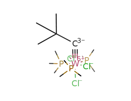 Molecular Structure of 78251-18-0 (Tungsten, trichloro(2,2-dimethylpropylidene)tris(trimethylphosphine)-)