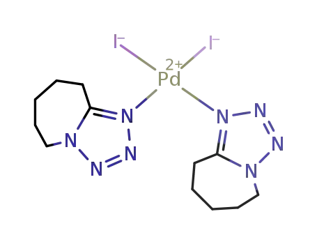 cis-Pd(pentamethylenetetrazole)2I2