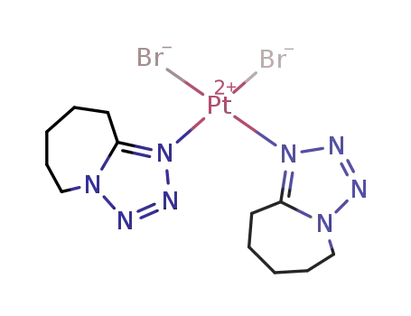 cis-Pt(pentamethylenetetrazole)2Br2
