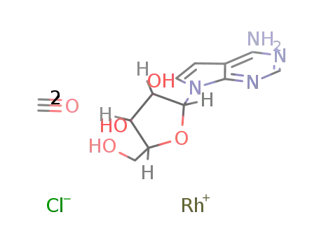 dicarbonylchloro(7-desazaadenosin)rhodium(I)