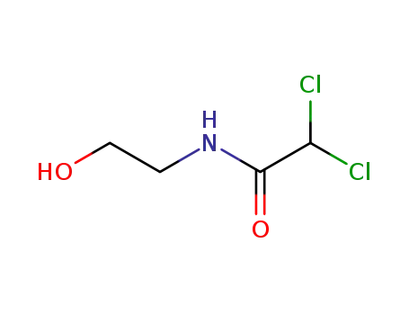 Molecular Structure of 6419-44-9 (Acetamide, 2,2-dichloro-N-(2-hydroxyethyl)-)
