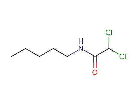 Molecular Structure of 83703-97-3 (2,2-dichloro-N-pentylacetamide)