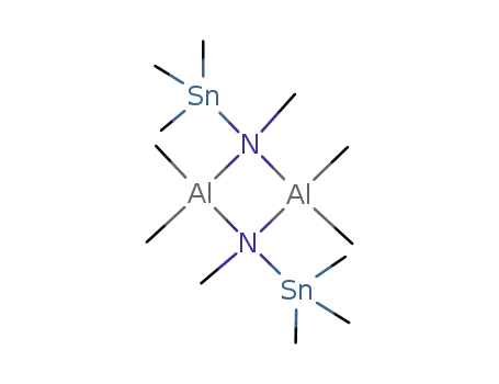 [(CH3)2AlN(Sn(CH3)3)(CH3)]2