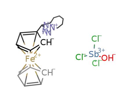 3(4)-(ferrocenylmethylene)-1,5-pentamethylenetetrazolium trichlorohydroxystibate