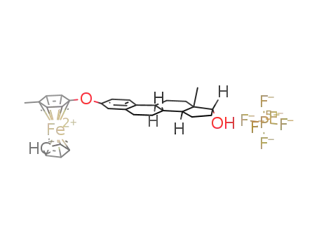 3-O-[(η(6)-p-tolyl)(η(5)-cyclopentadienyl) iron] βestradiol hexafluorophosphate
