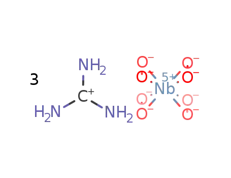 (guanidinium)3[tetraperoxoniobate]