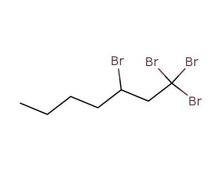 Molecular Structure of 3740-44-1 (Heptane, 1,1,1,3-tetrabromo-)