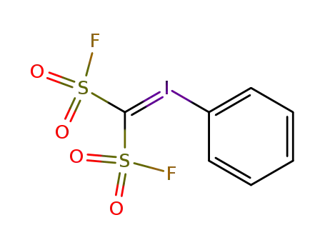 Molecular Structure of 73463-71-5 (Iodonium, phenyl-, bis(fluorosulfonyl)methylide)