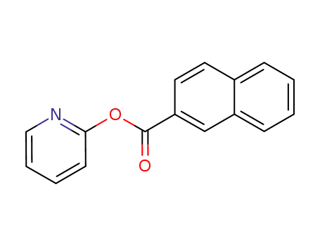 Molecular Structure of 760191-94-4 (2-Naphthalenecarboxylic acid, 2-pyridinyl ester)