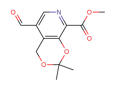 5-formyl-2,2-dimethyl-4H-[1,3]dioxino[4,5-c]pyridine-8-carboxylic acid methyl ester