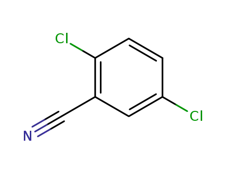 Molecular Structure of 21663-61-6 (2,5-Dichlorobenzonitrile)