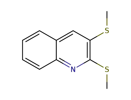2,3-di-(methylsulfanyl)quinoline