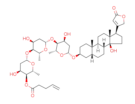 digitoxin 4"'-(4-pentenoate)