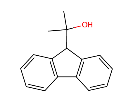 Molecular Structure of 56954-90-6 (2-(9H-fluoren-9-yl)propan-2-ol)
