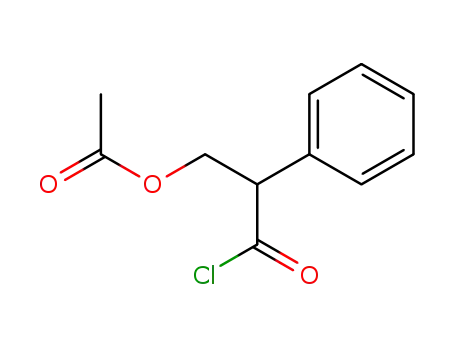 Benzeneacetyl chloride, a-[(acetyloxy)methyl]-