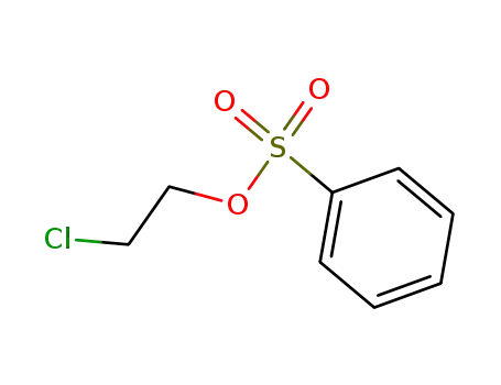Molecular Structure of 16670-48-7 (BENZENESULFONIC ACID 2-CHLOROETHYL ESTER)