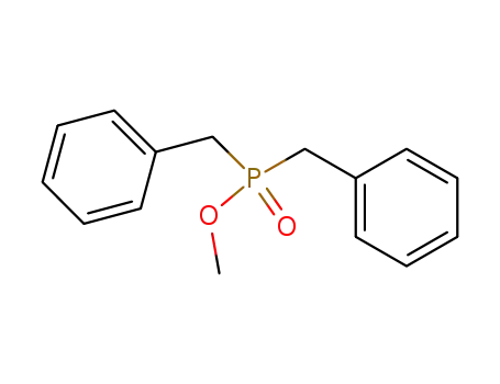 Molecular Structure of 21713-63-3 (Phosphinic acid, bis(phenylmethyl)-, methyl ester)