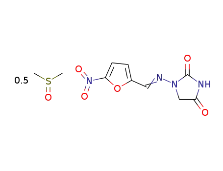 nitrofurantoin dimethyl sulfoxide hemisolvate