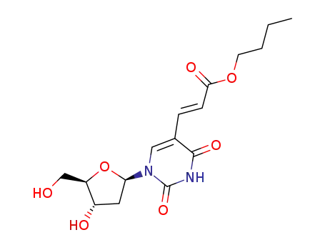 (E)-5-[2-(n-butyloxycarbonyl)vinyl]-2′-deoxyuridine