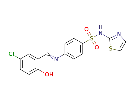 4-((5-chloro-2-hydroxybenzylidene)amino)-N-(thiazol-2-yl)benzenesulfonamide