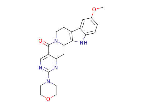 10-methoxy-2-(morpholin-4-yl)-8,13,13b,14-tetrahydroindolo[2,3-a]pyrimido[5,4-g]quinolizin-5(7H)-one