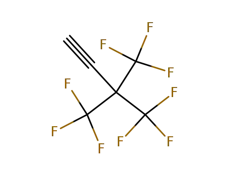 Molecular Structure of 14115-48-1 (3,3,3-TRIS(TRIFLUOROMETHYL)-1-PROPYNE)