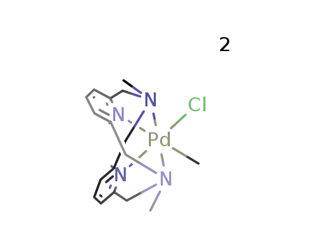 [PdCl(N,N′-di-metyl-2,11-diaza[3,3](2,6)pyridinophane)(CH3)](2+)