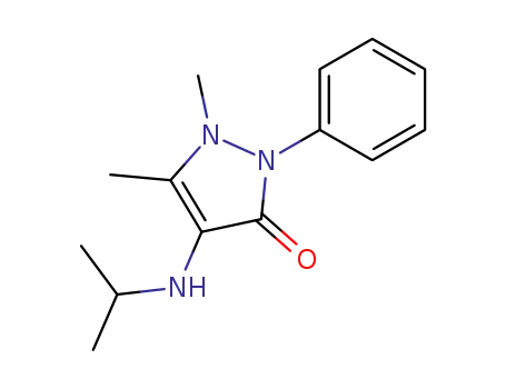 3H-Pyrazol-3-one,1,2-dihydro-1,5-dimethyl-4-[(1-methylethyl)amino]-2-phenyl-