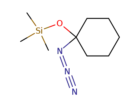 Molecular Structure of 69664-68-2 (Silane, [(1-azidocyclohexyl)oxy]trimethyl-)