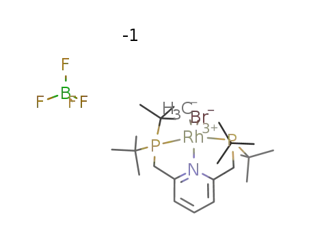 [(2,6-bis-(di-tert-butylphosphinomethyl)pyridine)Rh(CH3)Br][BF4]
