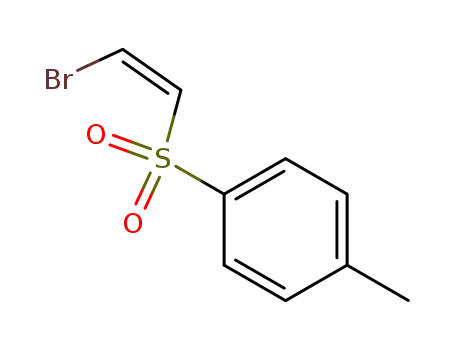 Molecular Structure of 773-59-1 (Benzene, 1-[(2-bromoethenyl)sulfonyl]-4-methyl-, (Z)-)
