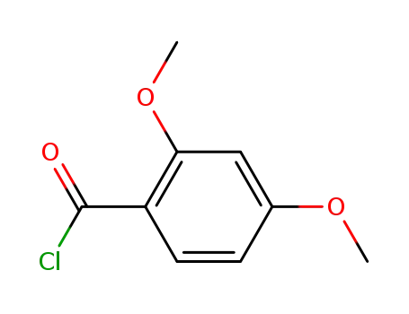 Molecular Structure of 39828-35-8 (2,4-Dimethoxybenzoyl chloride)