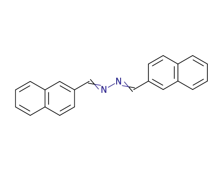 Molecular Structure of 2144-02-7 (2-Naphthalenecarboxaldehyde, (2-naphthalenylmethylene)hydrazone)