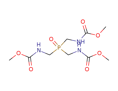 Molecular Structure of 63833-13-6 (trimethyl (phosphoryltrimethanediyl)triscarbamate)