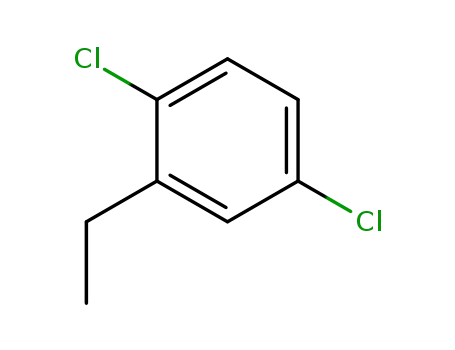 Molecular Structure of 54484-63-8 (1,4-Dichloro-2-ethylbenzene)