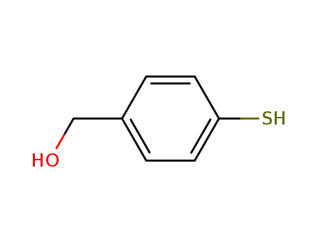 Molecular Structure of 53339-53-0 (4-Mercaptobenzyl alcohol)