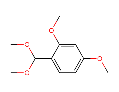 Molecular Structure of 91352-76-0 (Benzene, 1-(dimethoxymethyl)-2,4-dimethoxy-)
