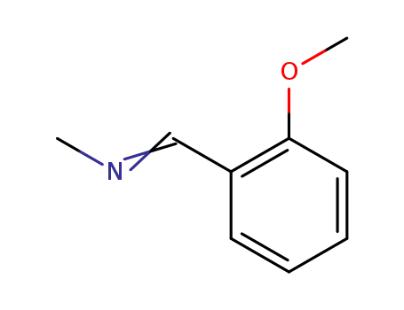 Molecular Structure of 1125-90-2 (N-[(2-METHOXYPHENYL)METHYLENE]-N-METHYLAMINE)