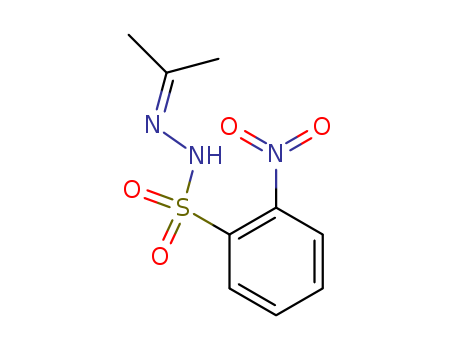 N-isopropylidene-N'-2-nitrobenzenesulfonyl hydrazine cas no. 6655-27-2 98%