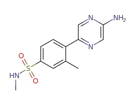 4-(5-aminopyrazin-2-yl)-N,3-dimethylbenzenesulfonamide