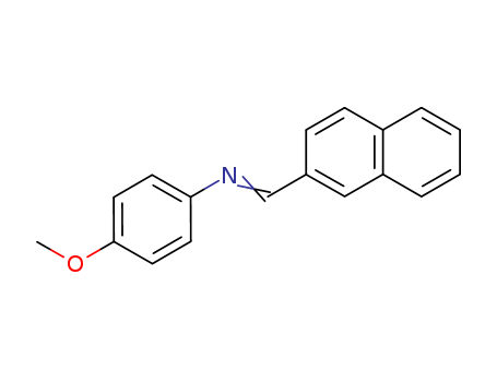 Benzenamine, 4-methoxy-N-(2-naphthalenylmethylene)-