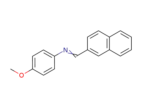 Benzenamine, 4-methoxy-N-(2-naphthalenylmethylene)-