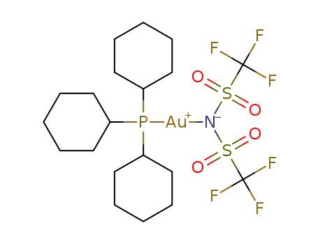 [(Cy3P)Au]N(trifluoromethylsulfonyl)2