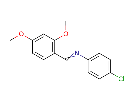 4-chloro-N-(2,4-dimethoxybenzylidene)aniline