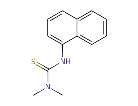 Molecular Structure of 2742-61-2 (1,1-dimethyl-3-naphthalen-1-ylthiourea)